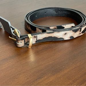 Women’s Skinny Belt with Animal print